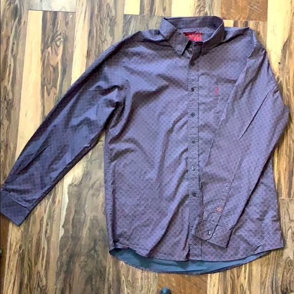 Men’s cinch long sleeve button up